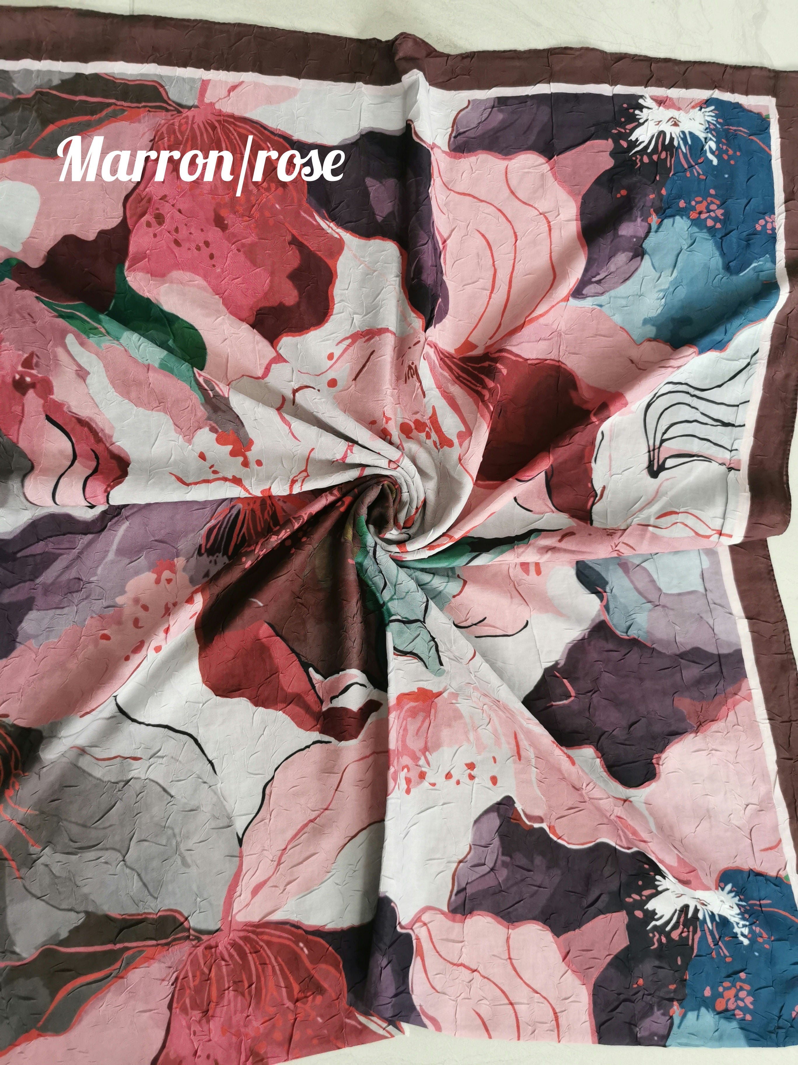 Hijab fleurie soft image 4