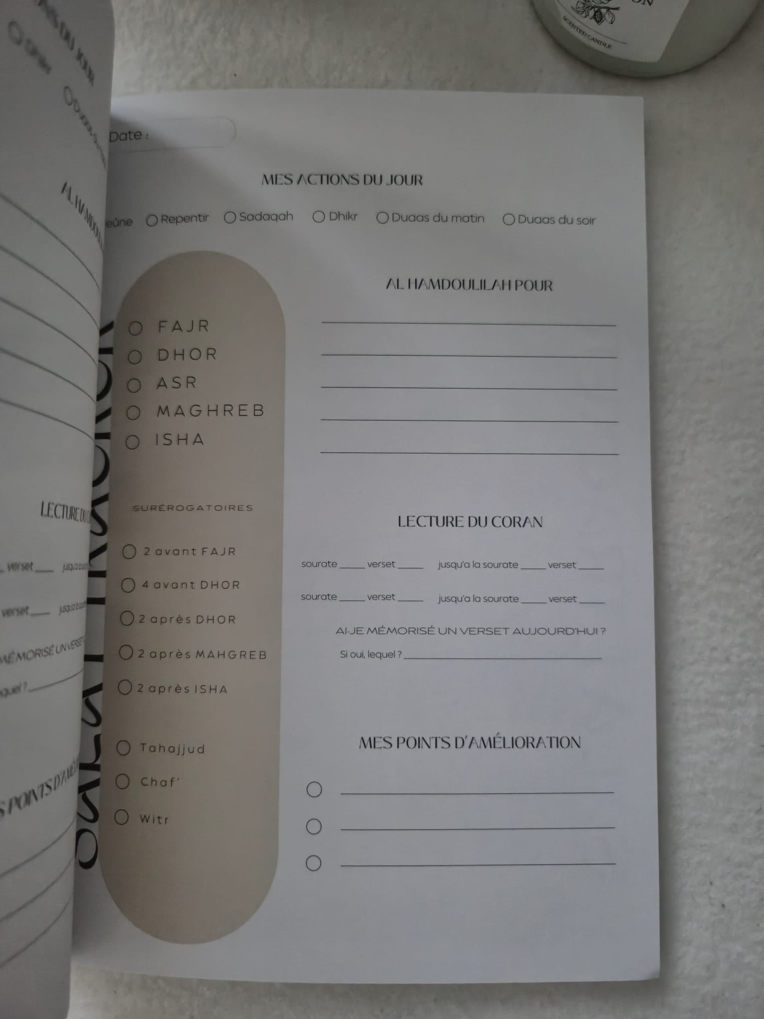 Journal de ma foi