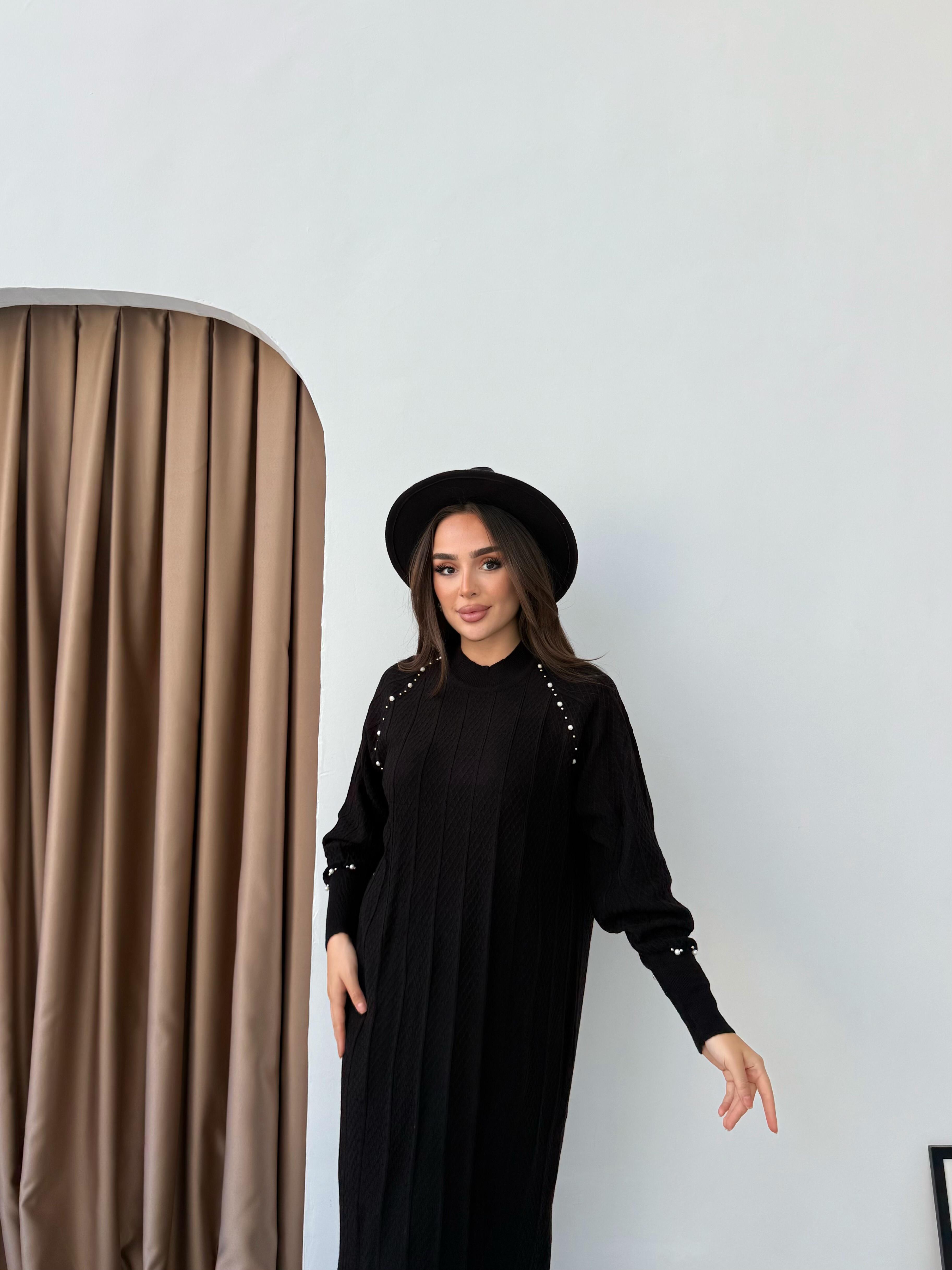 Robe tricot perlé