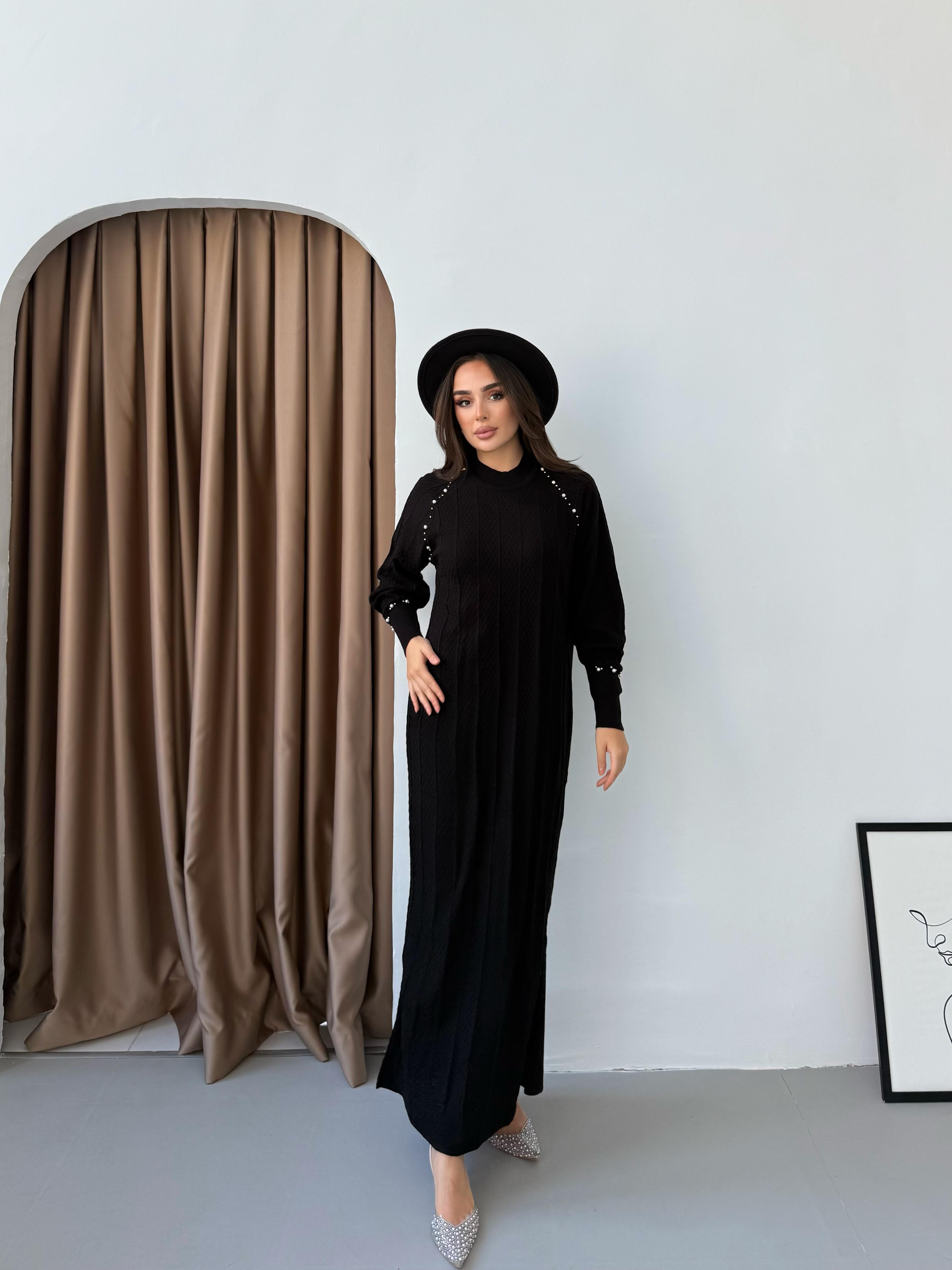 Robe tricot perlé
