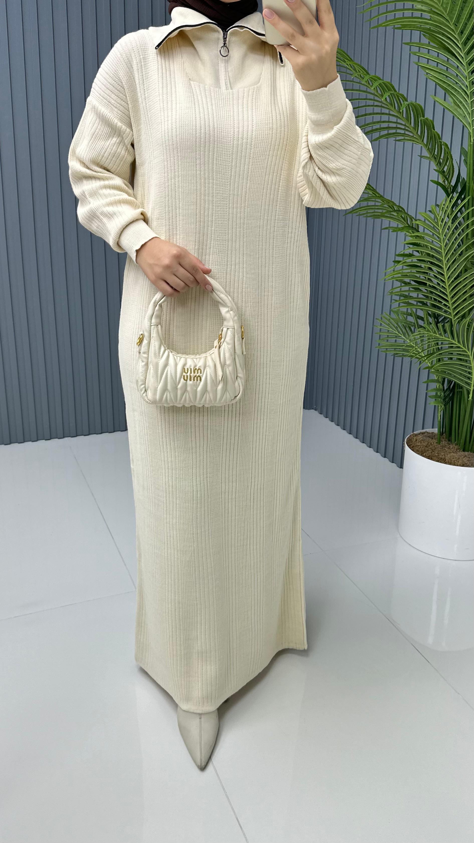 Robe côtelé